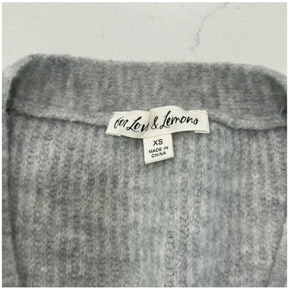 For Love & Lemons Cropped Button Front Cardigan - Picture 4 of 5